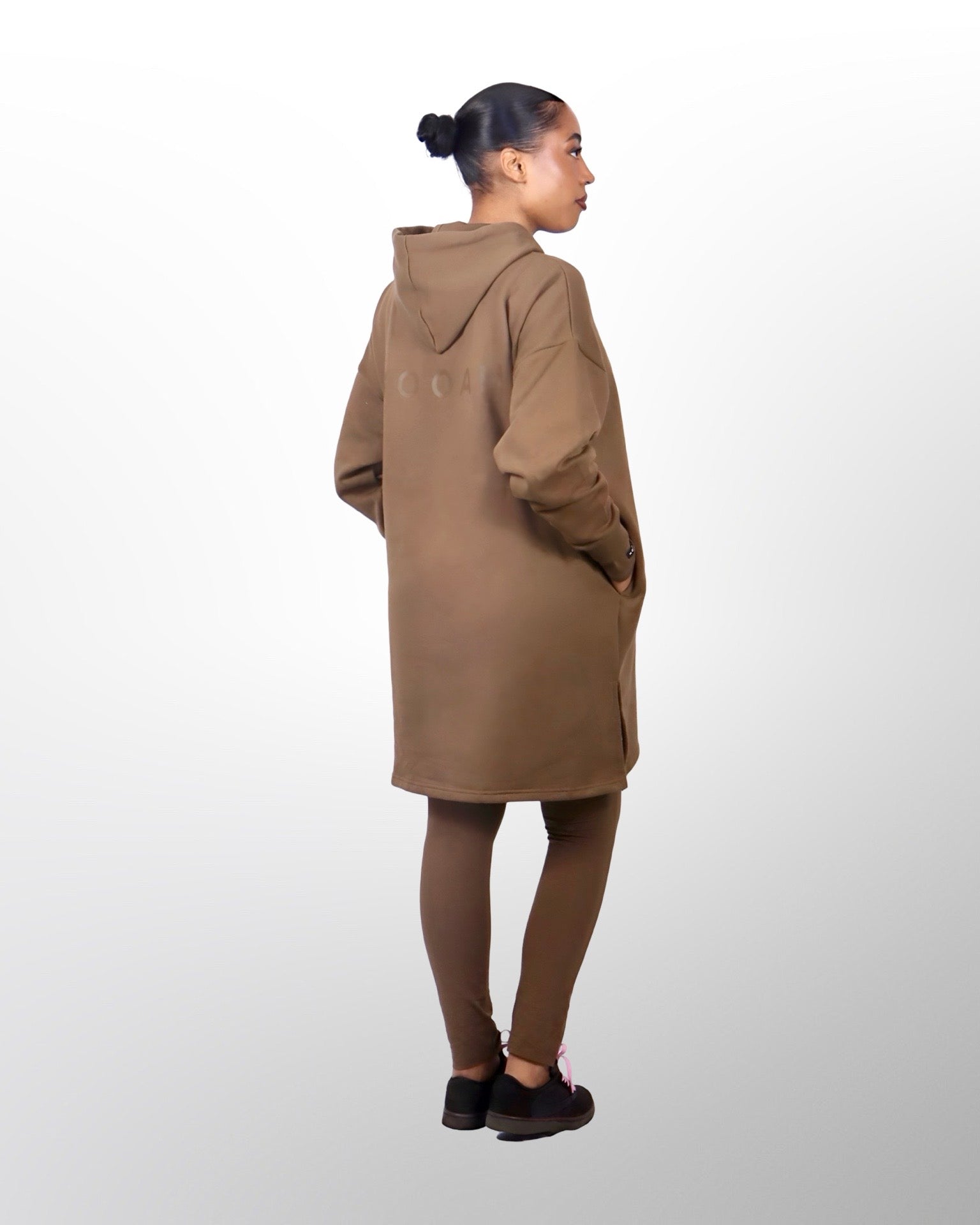 Oversized Hoodie Dark Earth