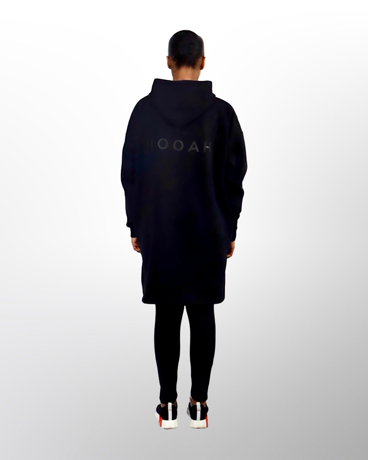 Oversized Hoodie Jet Black