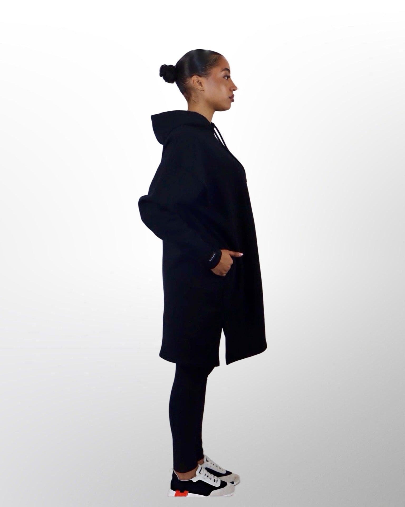 Oversized Hoodie Jet Black