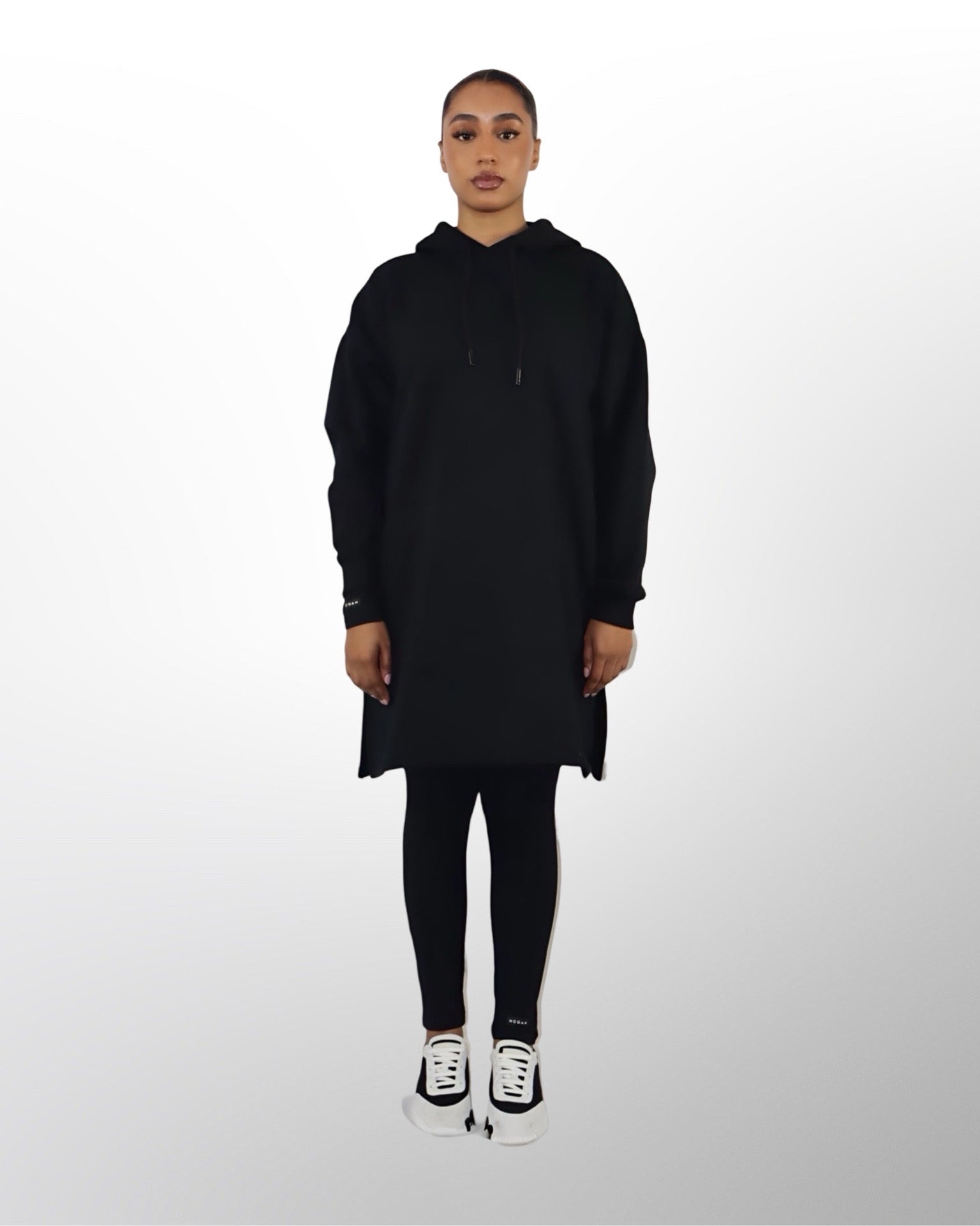 Oversized Hoodie Jet Black