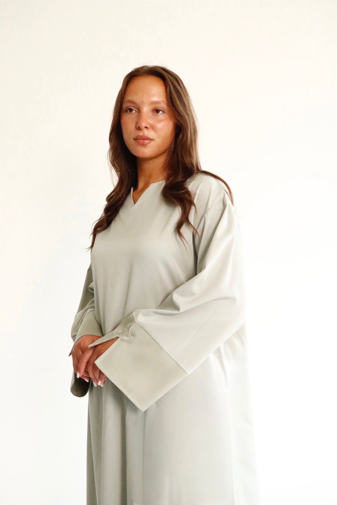 KAFTAN DRES | PISTACHE