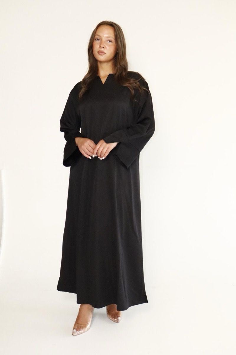KAFTAN DRESS | BLACK