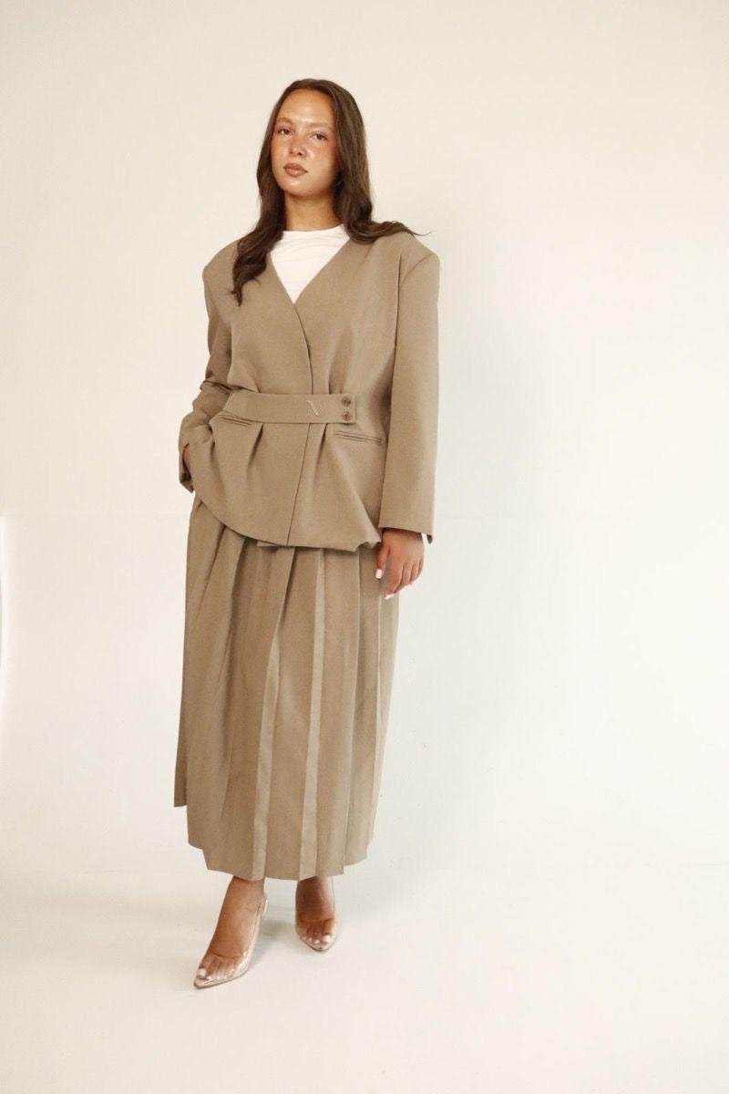 NOOAH SUIT | TAUPE