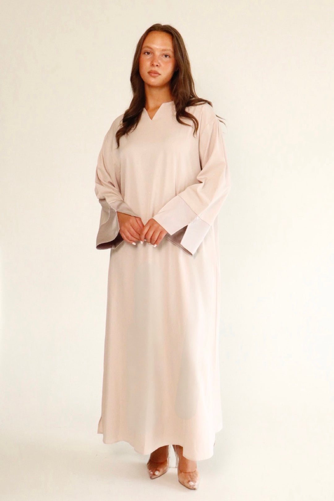 KAFTAN DRESS | BEIGE
