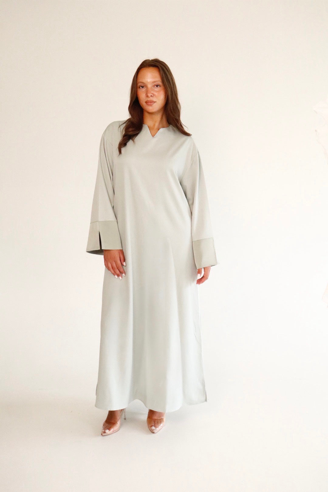 KAFTAN DRES | PISTACHE