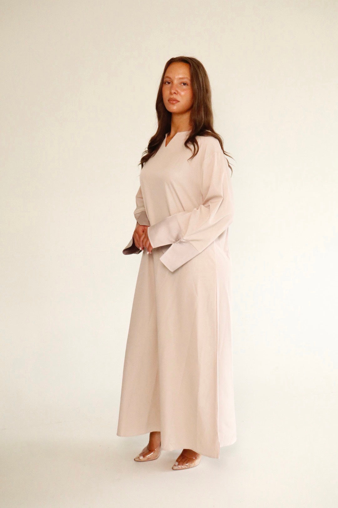 KAFTAN DRESS | BEIGE